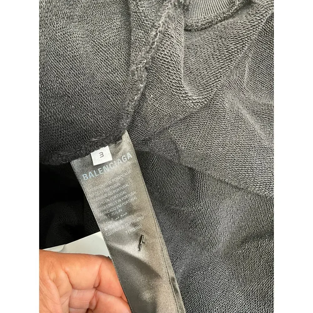 BALENCIAGA  Surfer Logo-Print Hoodie
